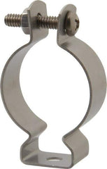 Cooper B-Line - Stainless Steel Rigid/EMT Conduit Hanger with Bolt - 1-1/2" EMT, 1-1/4" Rigid, 1/4" Rod - Exact Industrial Supply
