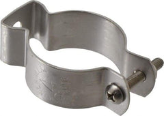 Cooper B-Line - Stainless Steel Rigid Conduit Hanger with Bolt - 1-1/2" Rigid, 5/16" Rod - Exact Industrial Supply