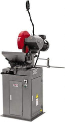 Jet - 2 Cutting Speeds, 14" Blade Diam, Cold Saw - 44 & 88 RPM Blade Speed, Floor Machine, 3 Phase, Compatible with Ferrous Material - Exact Industrial Supply