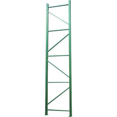 Vestil - 24,000 Lb Capacity Heavy-Duty Framing Upright Pallet Storage Rack - 42" Wide x 120" High x 42" Deep, Green - Exact Industrial Supply