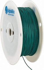 Alpha Wire - 24 AWG, 1 Strand, 305 m OAL, Tinned Copper Hook Up Wire - Green PVC Jacket, 0.052" Diam - Exact Industrial Supply