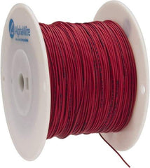 Alpha Wire - 22 AWG, 7 Strand, 305 m OAL, Tinned Copper Hook Up Wire - Red PVC Jacket, 0.062" Diam - Exact Industrial Supply