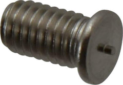 Bettermann - 10-32, Stainless Steel Threaded Flanged Studs - 3/8 Inch Overall Length - Exact Industrial Supply