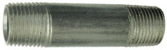 B&K Mueller - Schedule 40, 1-1/4 x 11" Galvanized Pipe Nipple - Threaded Steel - Exact Industrial Supply
