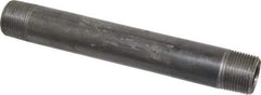B&K Mueller - Schedule 40, 3/4" Diam x 7" Long Steel Black Pipe Nipple - Threaded - Exact Industrial Supply
