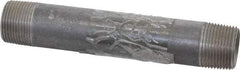 B&K Mueller - Schedule 40, 1" Diam x 7" Long Steel Black Pipe Nipple - Threaded - Exact Industrial Supply
