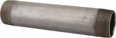 B&K Mueller - Schedule 40, 1-1/2" Diam x 8" Long Steel Black Pipe Nipple - Threaded - Exact Industrial Supply