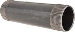 B&K Mueller - Schedule 40, 2" Diam x 8" Long Steel Black Pipe Nipple - Threaded - Exact Industrial Supply