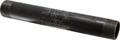 B&K Mueller - Schedule 40, 1-1/4" Diam x 11" Long Steel Black Pipe Nipple - Threaded - Exact Industrial Supply