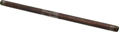 B&K Mueller - Schedule 40, 1/4" Diam x 12" Long Steel Black Pipe Nipple - Threaded - Exact Industrial Supply