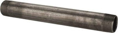 B&K Mueller - Schedule 40, 1-1/4" Diam x 12" Long Steel Black Pipe Nipple - Threaded - Exact Industrial Supply