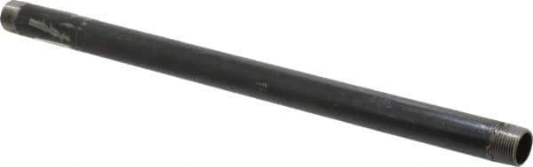 B&K Mueller - Schedule 40, 3/4" Diam x 18" Long Steel Black Pipe Nipple - Threaded - Exact Industrial Supply
