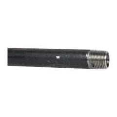 B&K Mueller - Schedule 40, 1/2" Diam x 24" Long Steel Black Pipe Nipple - Threaded - Exact Industrial Supply