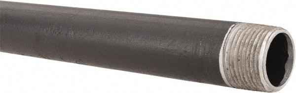 B&K Mueller - Schedule 40, 3/4" Diam x 24" Long Steel Black Pipe Nipple - Threaded - Exact Industrial Supply