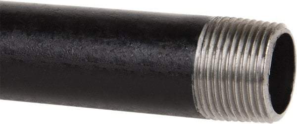 B&K Mueller - Schedule 40, 3/4" Diam x 30" Long Steel Black Pipe Nipple - Threaded - Exact Industrial Supply