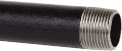 B&K Mueller - Schedule 40, 3/4" Diam x 30" Long Steel Black Pipe Nipple - Threaded - Exact Industrial Supply