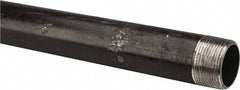 B&K Mueller - Schedule 40, 1-1/4" Diam x 30" Long Steel Black Pipe Nipple - Threaded - Exact Industrial Supply