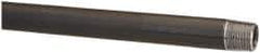 B&K Mueller - Schedule 40, 1/2" Diam x 36" Long Steel Black Pipe Nipple - Threaded - Exact Industrial Supply