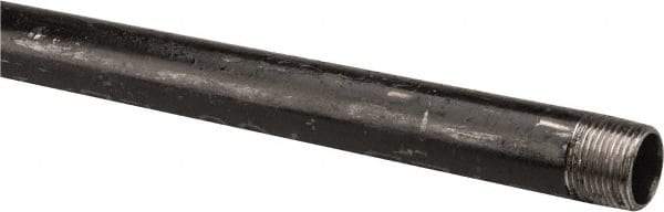 B&K Mueller - Schedule 40, 3/4" Diam x 36" Long Steel Black Pipe Nipple - Threaded - Exact Industrial Supply