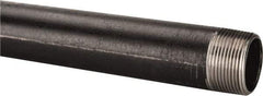 B&K Mueller - Schedule 40, 1-1/4" Diam x 36" Long Steel Black Pipe Nipple - Threaded - Exact Industrial Supply