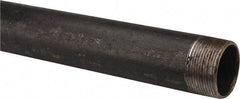 B&K Mueller - Schedule 40, 1-1/2" Diam x 36" Long Steel Black Pipe Nipple - Threaded - Exact Industrial Supply