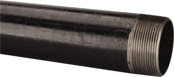 B&K Mueller - Schedule 40, 2" Diam x 36" Long Steel Black Pipe Nipple - Threaded - Exact Industrial Supply