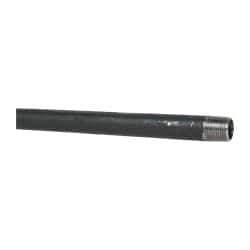 B&K Mueller - Schedule 40, 1/2" Diam x 48" Long Steel Black Pipe Nipple - Threaded - Exact Industrial Supply