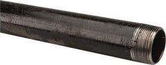 B&K Mueller - Schedule 40, 1-1/2" Diam x 48" Long Steel Black Pipe Nipple - Threaded - Exact Industrial Supply