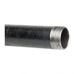 B&K Mueller - Schedule 40, 2" Diam x 48" Long Steel Black Pipe Nipple - Threaded - Exact Industrial Supply