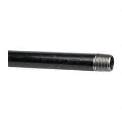 B&K Mueller - Schedule 40, 1/2" Diam x 60" Long Steel Black Pipe Nipple - Threaded - Exact Industrial Supply