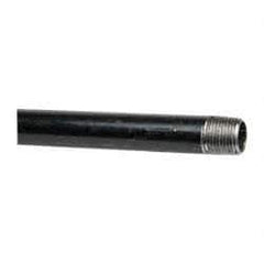 B&K Mueller - Schedule 40, 1/2" Diam x 60" Long Steel Black Pipe Nipple - Threaded - Exact Industrial Supply