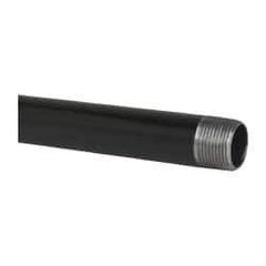 B&K Mueller - Schedule 40, 1" Diam x 60" Long Steel Black Pipe Nipple - Threaded - Exact Industrial Supply