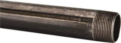 B&K Mueller - Schedule 40, 1-1/4" Diam x 60" Long Steel Black Pipe Nipple - Threaded - Exact Industrial Supply