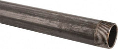 B&K Mueller - Schedule 40, 1-1/2" Diam x 60" Long Steel Black Pipe Nipple - Threaded - Exact Industrial Supply