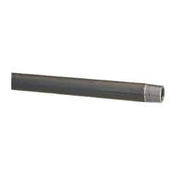 B&K Mueller - Schedule 40, 3/4" Diam x 72" Long Steel Black Pipe Nipple - Threaded - Exact Industrial Supply