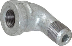 B&K Mueller - Class 150, 1/8" Galvanized Pipe 90° Street Elbow - Threaded, Malleable Iron - Exact Industrial Supply