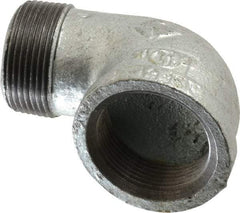 B&K Mueller - Class 150, 1-1/4" Galvanized Pipe 90° Street Elbow - Threaded, Malleable Iron - Exact Industrial Supply