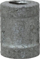 B&K Mueller - Class 150, 1/8" Galvanized Pipe Coupling (Right Hand) - Threaded, Malleable Iron - Exact Industrial Supply