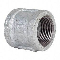 B&K Mueller - Class 150, 1" Galvanized Pipe Coupling (Right Hand) - Threaded, Malleable Iron - Exact Industrial Supply