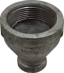 B&K Mueller - Class 150, 1-1/2 x 1/2" Galvanized Pipe Reducing Coupling - Threaded, Malleable Iron - Exact Industrial Supply