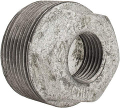 B&K Mueller - Class 150, 1-1/4 x 1/2" Galvanized Pipe Hex Bushing - Threaded, Malleable Iron - Exact Industrial Supply