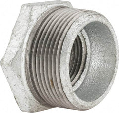 B&K Mueller - Class 150, 1-1/2 x 1" Galvanized Pipe Hex Bushing - Threaded, Malleable Iron - Exact Industrial Supply