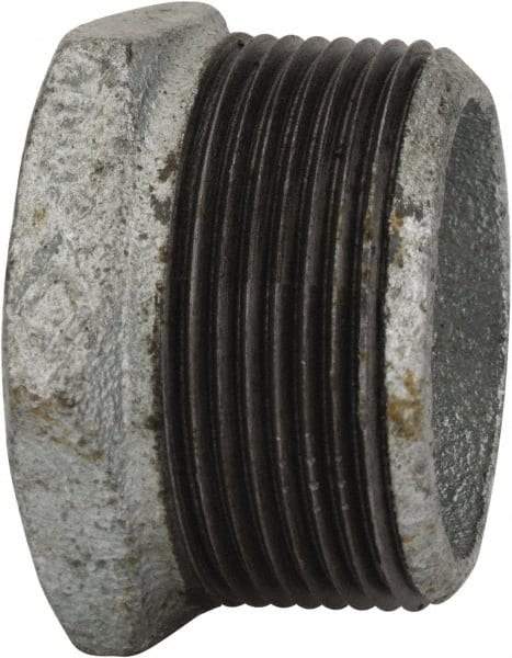 B&K Mueller - Class 150, 1-1/2 x 1-1/4" Galvanized Pipe Hex Bushing - Threaded, Malleable Iron - Exact Industrial Supply
