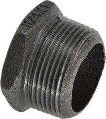 B&K Mueller - Size 1-1/4 x 1", Class 150, Malleable Iron Black Pipe Hex Bushing - 150 psi, Threaded End Connection - Exact Industrial Supply
