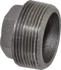 B&K Mueller - Size 1-1/2 x 1/2", Class 150, Malleable Iron Black Pipe Hex Bushing - 150 psi, Threaded End Connection - Exact Industrial Supply
