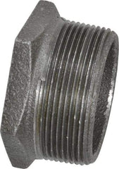 B&K Mueller - Size 2 x 1-1/4", Class 150, Malleable Iron Black Pipe Hex Bushing - 150 psi, Threaded End Connection - Exact Industrial Supply