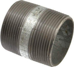 B&K Mueller - Schedule 40, 2-1/2 x 3" Galvanized Pipe Nipple - Threaded Steel - Exact Industrial Supply