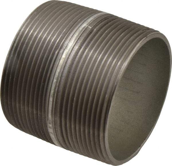 B&K Mueller - Schedule 40, 3 x 3" Galvanized Pipe Nipple - Threaded Steel - Exact Industrial Supply
