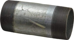 B&K Mueller - Schedule 40, 2 x 5" Galvanized Pipe Nipple - Threaded Steel - Exact Industrial Supply