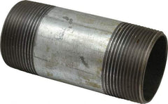 B&K Mueller - Schedule 40, 2-1/2 x 6" Galvanized Pipe Nipple - Threaded Steel - Exact Industrial Supply